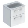Geberit Selnova Square S 600mm White Wall Hung 2-Drawer Vanity Unit 2 Geberit Selnova Square S 600mm White Wall Hung 2-Drawer Vanity Unit -Wall Hung Vanity Units Shop 501.236.00.1 P