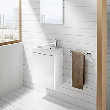 Roca Mini 450m Wall Hung Vanity Unit - Gloss White 4 Roca Mini 450m Wall Hung Vanity Unit - Gloss White - Image 2