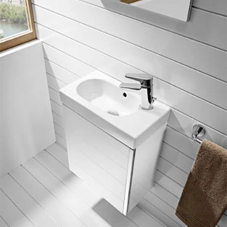 Roca Mini 450m Wall Hung Vanity Unit - Gloss White 5 Roca Mini 450m Wall Hung Vanity Unit - Gloss White - Image 3