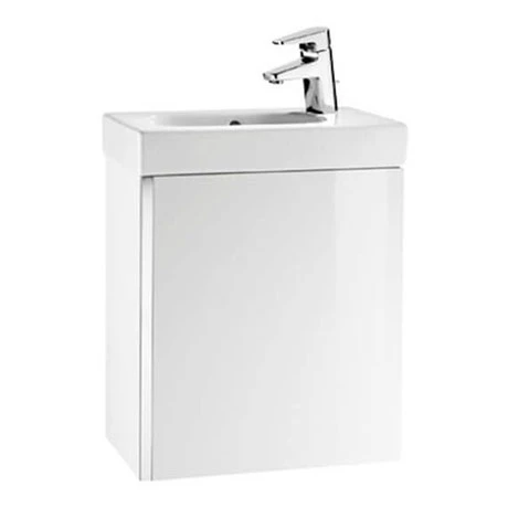 Roca Mini 450m Wall Hung Vanity Unit - Gloss White 3 Roca Mini 450m Wall Hung Vanity Unit - Gloss White