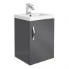 Apollo2 405mm Gloss Grey Wall Hung Vanity Unit 2 Apollo2 405mm Gloss Grey Wall Hung Vanity Unit -Wall Hung Vanity Units Shop AP2GWH4 np