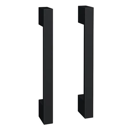 Apollo2 505mm Gloss Grey Compact Wall Hung Vanity Unit w. Matt Black Handles 5 Apollo2 505mm Gloss Grey Compact Wall Hung Vanity Unit w. Matt Black Handles - Image 3