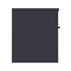 Arezzo Wall Hung Countertop Vanity Unit - Matt Blue - 600mm with Matt Black Handle 11 Arezzo Wall Hung Countertop Vanity Unit - Matt Blue - 600mm with Matt Black Handle -Wall Hung Vanity Units Shop AZB6WHWBK D5 460