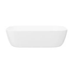 Arezzo Floating Basin Shelf with Drawer - Matt White - 600mm inc. Curved Rectangular Basin 12 Arezzo Floating Basin Shelf with Drawer - Matt White - 600mm inc. Curved Rectangular Basin -Wall Hung Vanity Units Shop AZCTWHT6B1 n d4 460