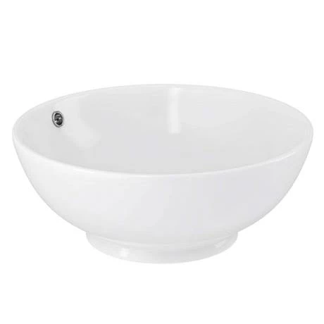 Arezzo Floating Basin Shelf with Drawer - Matt White - 600mm inc. Round Basin 5 Arezzo Floating Basin Shelf with Drawer - Matt White - 600mm inc. Round Basin - Image 3