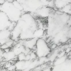 Arezzo Wall Hung Countertop Vanity Unit - Matt Grey - 600mm w. Matt White Marble Worktop & Black Handle -Wall Hung Vanity Units Shop AZG6WHWMBM d2 460