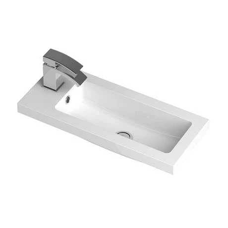 Apollo2 605mm Gloss Grey Compact Wall Hung Vanity Unit 4 Apollo2 605mm Gloss Grey Compact Wall Hung Vanity Unit - Image 2