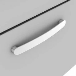 Brooklyn 1205mm Grey Mist Wall Hung 4 Drawer Double Basin Vanity Unit 13 Brooklyn 1205mm Grey Mist Wall Hung 4 Drawer Double Basin Vanity Unit -Wall Hung Vanity Units Shop BWH12GM4D d5 460