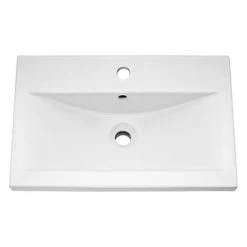 Brooklyn 600mm Grey Avola 2 Drawer Wall Hung Vanity Unit -Wall Hung Vanity Units Shop BWH6G2D d2 460