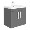 Brooklyn 600mm Gloss Grey 2 Door Wall Hung Vanity Unit 2 Brooklyn 600mm Gloss Grey 2 Door Wall Hung Vanity Unit -Wall Hung Vanity Units Shop BWH6GG nw p