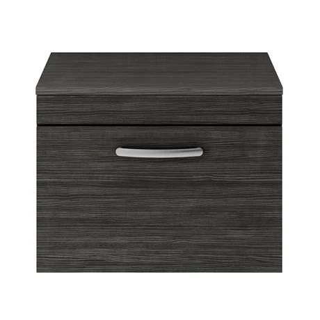Brooklyn Wall Hung Countertop Basin Unit - Black - 605mm incl. Basin 6 Brooklyn Wall Hung Countertop Basin Unit - Black - 605mm incl. Basin - Image 4