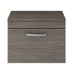 Brooklyn Wall Hung Countertop Basin Unit - Grey Avola - 605mm inc. Basin 9 Brooklyn Wall Hung Countertop Basin Unit - Grey Avola - 605mm inc. Basin -Wall Hung Vanity Units Shop BWH6WTG VES131 d1 460