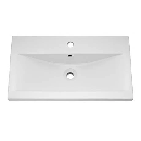 Brooklyn 800mm Gloss Grey 2 Door Wall Hung Vanity Unit 4 Brooklyn 800mm Gloss Grey 2 Door Wall Hung Vanity Unit - Image 2