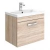 Brooklyn 500mm Natural Oak Wall Hung Vanity Unit - Single Drawer 1 Brooklyn 500mm Natural Oak Wall Hung Vanity Unit - Single Drawer -Wall Hung Vanity Units Shop BWHSD5N np