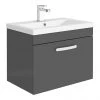 Brooklyn 600mm Gloss Grey Wall Hung 1 Drawer Vanity Unit 1 Brooklyn 600mm Gloss Grey Wall Hung 1 Drawer Vanity Unit -Wall Hung Vanity Units Shop BWHSD6GG np