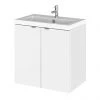 Hudson Reed Fusion 500mm Gloss White Full Depth Wall Hung 2-Door Unit & Basin 2 Hudson Reed Fusion 500mm Gloss White Full Depth Wall Hung 2-Door Unit & Basin -Wall Hung Vanity Units Shop CBI140 P