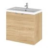 Hudson Reed 600mm Natural Oak Full Depth Wall Hung 2-Door Unit & Basin 2 Hudson Reed 600mm Natural Oak Full Depth Wall Hung 2-Door Unit & Basin -Wall Hung Vanity Units Shop CBI336 P