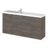 Hudson Reed Fusion 1000mm Grey Avola Compact Wall Hung Unit & Basin 2 Hudson Reed Fusion 1000mm Grey Avola Compact Wall Hung Unit & Basin -Wall Hung Vanity Units Shop CBI543 P