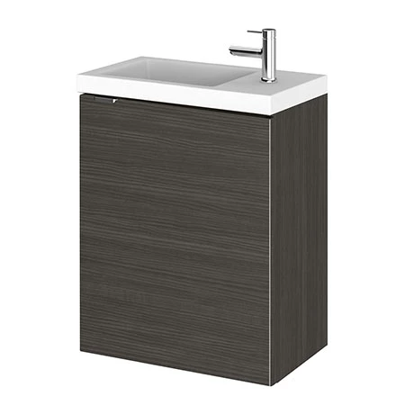 Hudson Reed 400mm Hacienda Black Wall Hung Compact Unit & Basin 3 Hudson Reed 400mm Hacienda Black Wall Hung Compact Unit & Basin