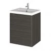 Hudson Reed Fusion 400mm Hacienda Black Full Depth Wall Hung Unit & Basin 2 Hudson Reed Fusion 400mm Hacienda Black Full Depth Wall Hung Unit & Basin -Wall Hung Vanity Units Shop CBI639 P