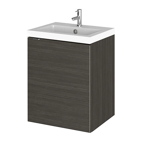 Hudson Reed Fusion 400mm Hacienda Black Full Depth Wall Hung Unit & Basin 3 Hudson Reed Fusion 400mm Hacienda Black Full Depth Wall Hung Unit & Basin