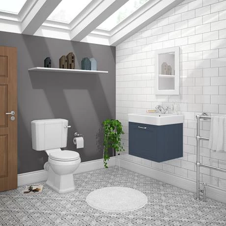 Chatsworth Traditional Blue 560mm Wall Hung Vanity 7 Chatsworth Traditional Blue 560mm Wall Hung Vanity - Image 5