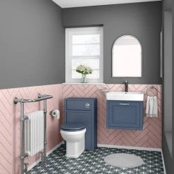 Chatsworth Traditional Blue 560mm Wall Hung Vanity 13 Chatsworth Traditional Blue 560mm Wall Hung Vanity -Wall Hung Vanity Units Shop CWH560BLU n d4 460