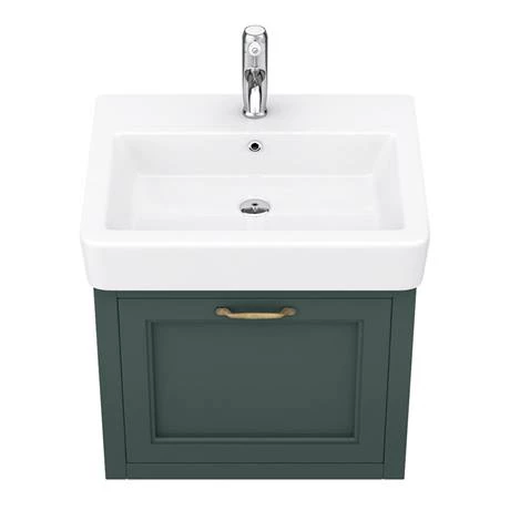 Chatsworth Traditional Green 560mm Wall Hung Vanity 7 Chatsworth Traditional Green 560mm Wall Hung Vanity - Image 5