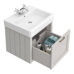 Chatsworth Traditional Grey 560mm Wall Hung Vanity -Wall Hung Vanity Units Shop CWH560GRY detail3 460