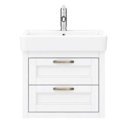 Chatsworth Traditional White 560mm 2 Drawer Wall Hung Vanity -Wall Hung Vanity Units Shop CWH560WHT2D n d4 460