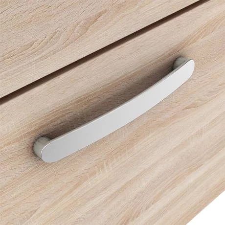 Brooklyn 1205mm Natural Oak Wall Hung Double Basin Vanity Unit 5 Brooklyn 1205mm Natural Oak Wall Hung Double Basin Vanity Unit - Image 3