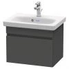 Duravit DuraStyle 550mm 1-Drawer Wall Mounted Vanity Unit - Graphite Matt 2 Duravit DuraStyle 550mm 1-Drawer Wall Mounted Vanity Unit - Graphite Matt -Wall Hung Vanity Units Shop DDS500GM P