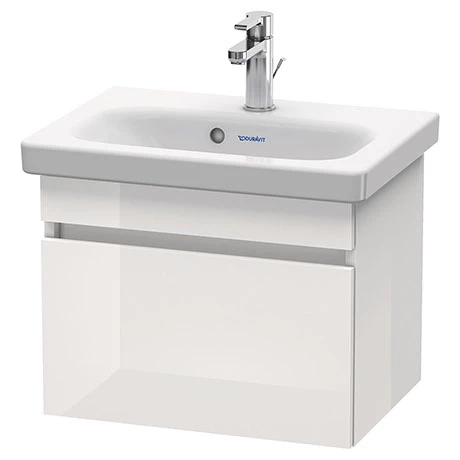 Duravit DuraStyle 550mm 1-Drawer Wall Mounted Vanity Unit - White High Gloss 3 Duravit DuraStyle 550mm 1-Drawer Wall Mounted Vanity Unit - White High Gloss