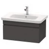 Duravit DuraStyle 800mm 1-Drawer Wall Mounted Vanity Unit - Graphite Matt 2 Duravit DuraStyle 800mm 1-Drawer Wall Mounted Vanity Unit - Graphite Matt -Wall Hung Vanity Units Shop DDS800GM P