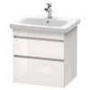 Duravit DuraStyle 650mm 2-Drawer Wall Mounted Vanity Unit - White High Gloss 1 Duravit DuraStyle 650mm 2-Drawer Wall Mounted Vanity Unit - White High Gloss -Wall Hung Vanity Units Shop DS2650GW0TH P