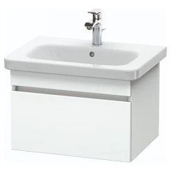 Duravit DuraStyle 650mm 1-Drawer Wall Mounted Vanity Unit - White Matt