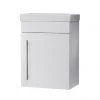 Roper Rhodes Esta 450mm Cloakroom Wall Mounted Unit - Gloss White 2 Roper Rhodes Esta 450mm Cloakroom Wall Mounted Unit - Gloss White -Wall Hung Vanity Units Shop ESWM45W P