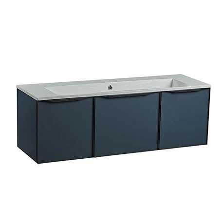 Roper Rhodes Frame 1200mm Wall Mounted Vanity Unit & Isocast Basin - Derwent Blue 3 Roper Rhodes Frame 1200mm Wall Mounted Vanity Unit & Isocast Basin - Derwent Blue