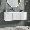 Roper Rhodes Frame 1200mm Wall Mounted Vanity Unit & Isocast Basin - Gloss White 1 Roper Rhodes Frame 1200mm Wall Mounted Vanity Unit & Isocast Basin - Gloss White -Wall Hung Vanity Units Shop FRM1200WHI P