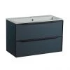 Roper Rhodes Frame 800mm Wall Mounted Vanity Unit & Isocast Basin - Derwent Blue 2 Roper Rhodes Frame 800mm Wall Mounted Vanity Unit & Isocast Basin - Derwent Blue -Wall Hung Vanity Units Shop FRM800BLU P