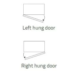 Miller New York Wall Hung Countertop Basin Unit - White - 400mm inc. Basin -Wall Hung Vanity Units Shop Hinged LNNN 460