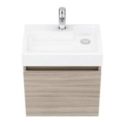 Milan Juno 500 x 360mm Driftwood Wall Hung Vanity Unit 11 Milan Juno 500 x 360mm Driftwood Wall Hung Vanity Unit -Wall Hung Vanity Units Shop JN5DW n d2 460