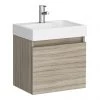 Milan Juno 500 x 360mm Driftwood Wall Hung Vanity Unit 1 Milan Juno 500 x 360mm Driftwood Wall Hung Vanity Unit -Wall Hung Vanity Units Shop JN5DW prod