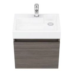 Milan Juno 500 x 360mm Grey Avola Wall Hung Vanity Unit -Wall Hung Vanity Units Shop JN5GA n d5 460