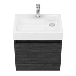 Milan Juno 500 x 360mm Black Wall Hung Vanity Unit -Wall Hung Vanity Units Shop JN5HB n d5 460