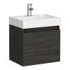 Milan Juno 500 x 360mm Black Wall Hung Vanity Unit 2 Milan Juno 500 x 360mm Black Wall Hung Vanity Unit -Wall Hung Vanity Units Shop JN5HB np