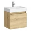 Milan Juno 500 x 360mm Natural Oak Wall Hung Vanity Unit 2 Milan Juno 500 x 360mm Natural Oak Wall Hung Vanity Unit -Wall Hung Vanity Units Shop JN5NO np