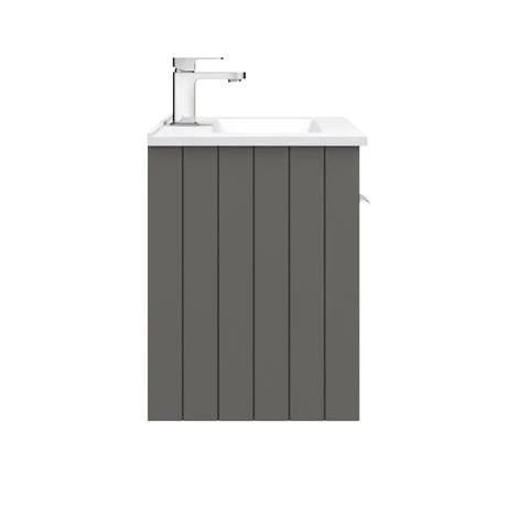 Keswick Grey 620mm Traditional Wall Hung 2 Door Vanity Unit 7 Keswick Grey 620mm Traditional Wall Hung 2 Door Vanity Unit - Image 5