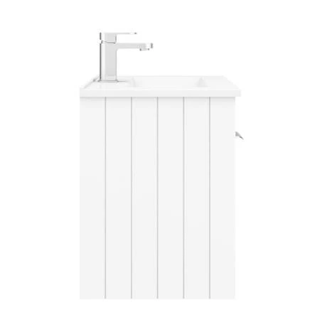 Keswick White 620mm Traditional Wall Hung 2 Door Vanity Unit 7 Keswick White 620mm Traditional Wall Hung 2 Door Vanity Unit - Image 5