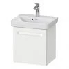 Duravit No.1 500mm White Matt Wall Mounted Vanity Unit with Basin 1 Duravit No.1 500mm White Matt Wall Mounted Vanity Unit with Basin -Wall Hung Vanity Units Shop N500WHIL P